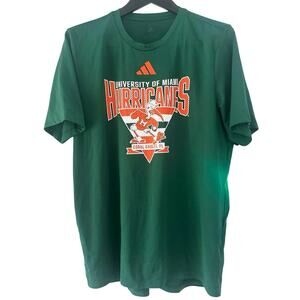 University of Miami t-shirt Sz L Miami Hurricanes Canes 305 UM
